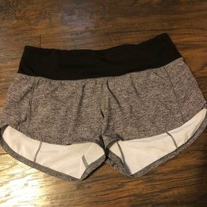Lululemon speed up shorts size 2